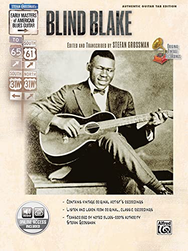 Stefan Grossman's Early Masters of American Blues Guitar: Blind Blake (incl. CD): (incl. Online Code)